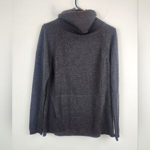 Lululemon Sweat & Savasana Merino Wool Sweater Turtleneck Cowlneck Dark Gray Siz